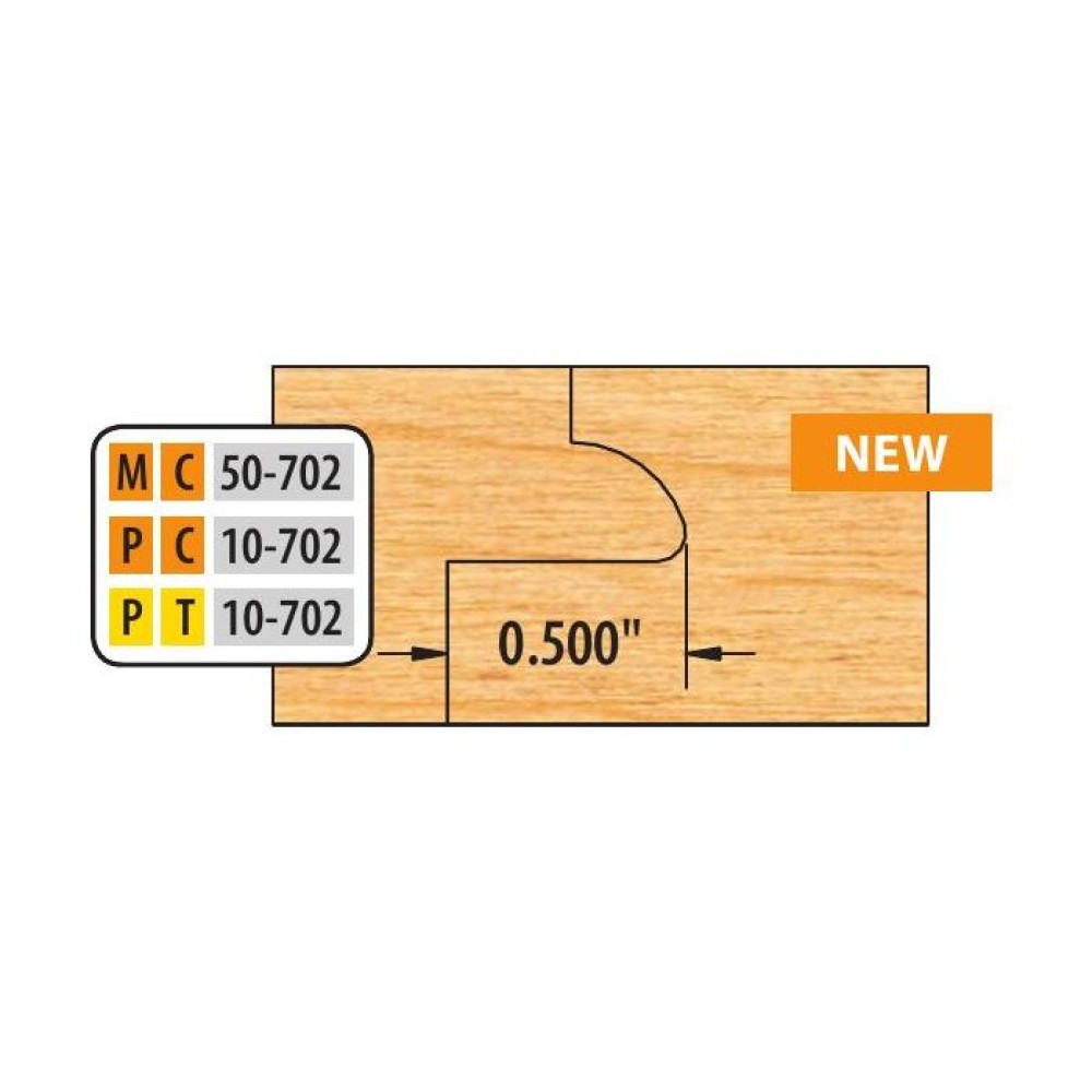 Freeborn Shaper Cutter PC-10-702 glass cutter for 1/2" profiles 